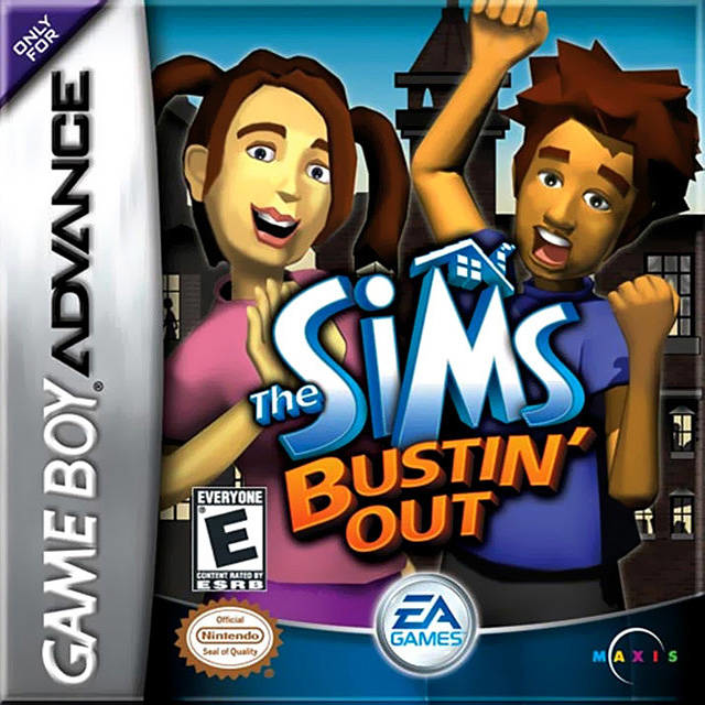 The Sims Bustin' Out Game Boy Advance cover image
